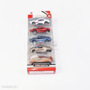 Factory Wholesale 5pcs Mini Simulation Alloy Sliding Car Children Toy Car