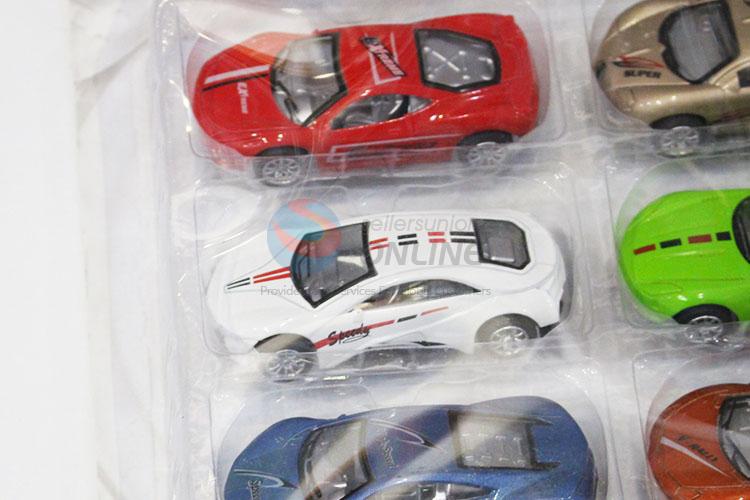 Recent Design 6pcs Simulation Alloy Pull-back Car Children Toy Car