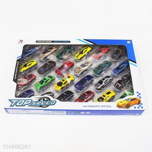 Wholesale Cheap 24pcs Simulation Alloy Sliding Car Children Toy Car