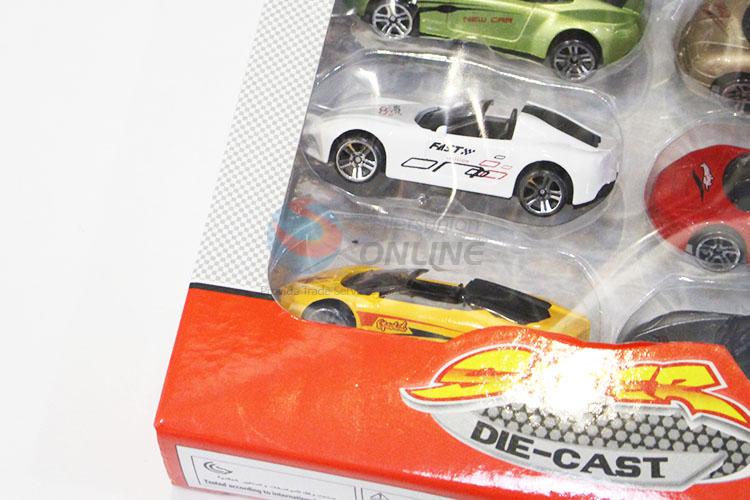 Delicate Design 8pcs Simulation Alloy 1:64 Sliding Car Children Toy Car