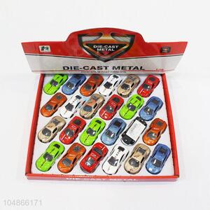 Good Factory Price 24pcs Simulation Alloy Sliding Car Children Toy Car