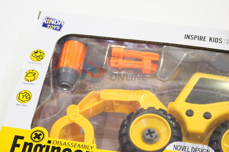 Promotional Gift Cute DIY Removable  Navvy with Technical Vehicle