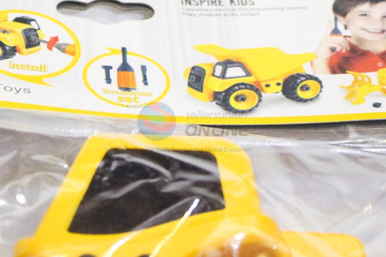 Simple Style DIY Removable Grab Excavator with Technical Vehicle