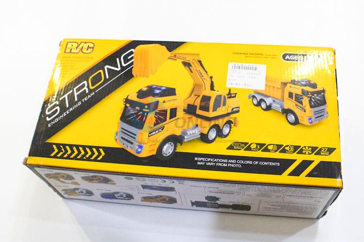 Bottom Prices Yellow Color Plastic Technical Vehicle Toys For Kids