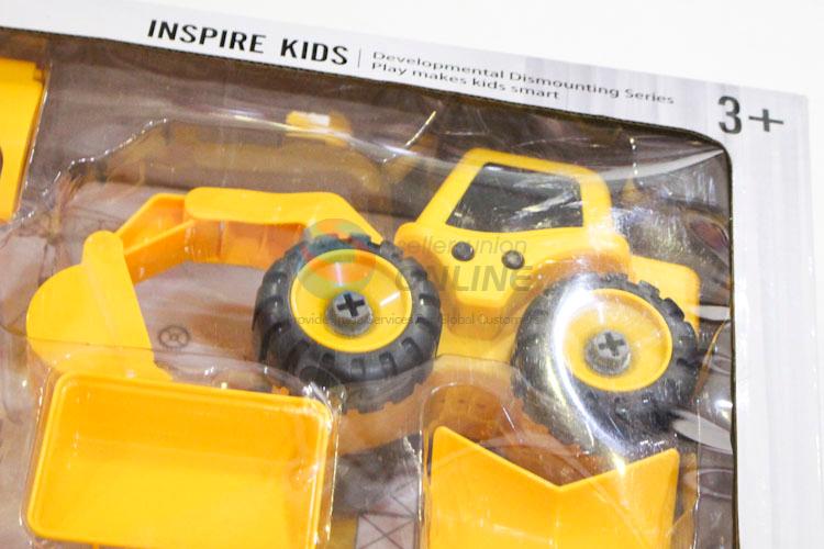 Wholesale Custom Yellow Color Nine Different Style Removable Technical Vehicle Set