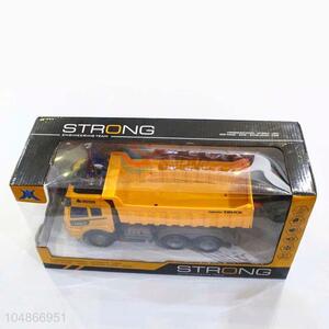 Hot Selling Yellow Color Plastic Technical Vehicle Toys with Music For Kids