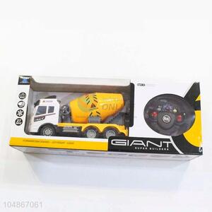 Good Quality Yellow Color Remote Control Engineering Vehicle Model Toys