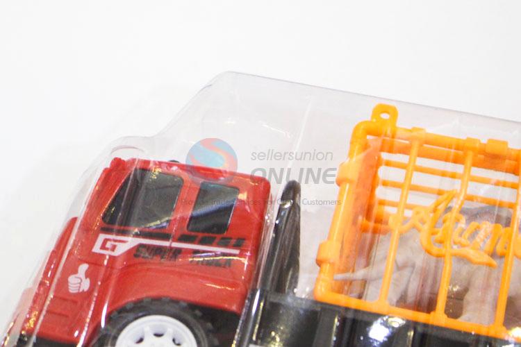 Top Quality Red Color Inertial Truck Vehicle with Elephant