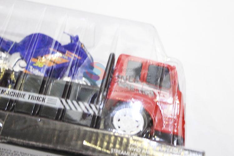 Good Quality Red Color Inertia Truck with Racing Moto