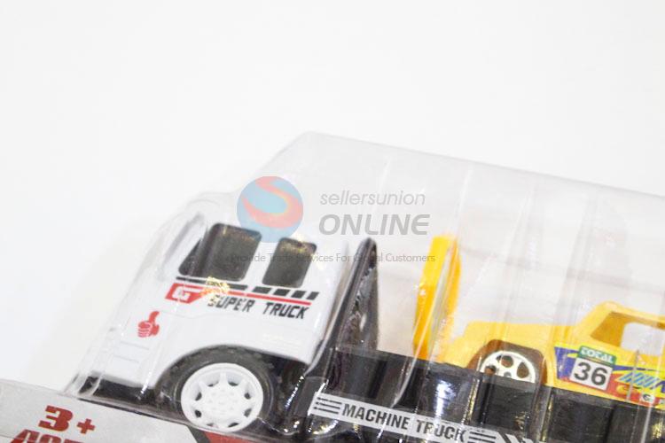 Best Selling White Color Inertia Truck with Police Car