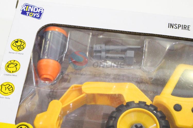 Pretty Cute DIY Removable Grab Excavator with Technical Vehicle