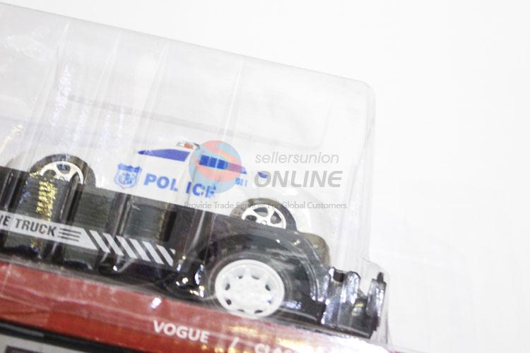 Wholesale Supplies Red Color Inertia Truck with Police Car