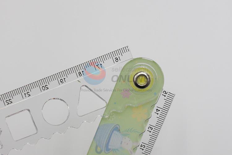 Wholesale Popular Transparent Scale Plastic Ruler for School Students