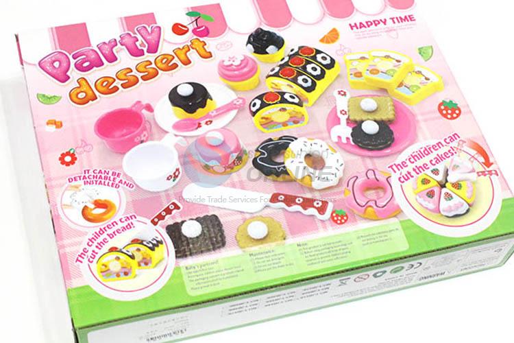 High sales party play toy DIY dessert kitchen toy