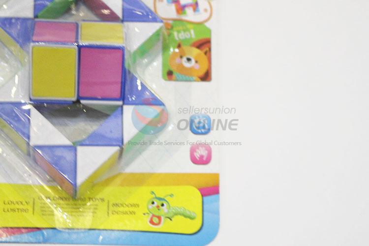 New Design Colorful Educational Speed Lock Shaped Toys Twist Cube Puzzle Toys