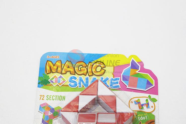 Top Quality Red and White Color Educational Speed Lock Shaped Toys Twist Cube Puzzle Toys