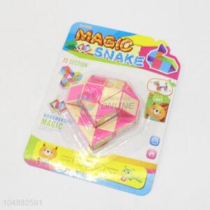 Bottom Prices Yellow and Pink Educational Speed Heart Shaped Toys Twist Cube Puzzle Toys