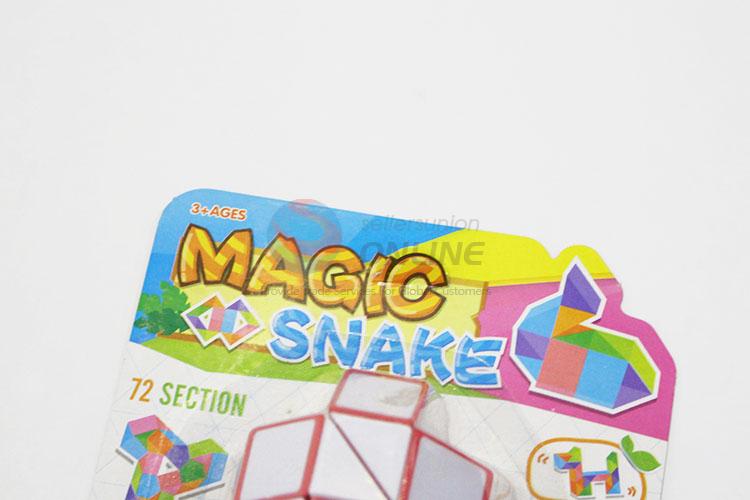 Eco-Friendly Red and White Color Educational Speed Rocket Shaped Toys Twist Cube Puzzle Toys