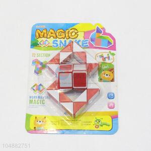 Top Quality Red and White Color Educational Speed Lock Shaped Toys Twist Cube Puzzle Toys