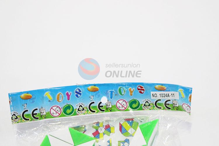 New Arrival Green and White Color Educational Speed Magic Cat Toys Twist Cube Puzzle Toys