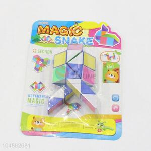 Fashionable Colorful Cute Educational Speed Rocket Shaped Toys Twist Cube Puzzle Toys