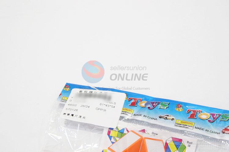 Wholesale Supplies Orange and White Color Educational Speed Magic Toys Twist Cube Puzzle Toys