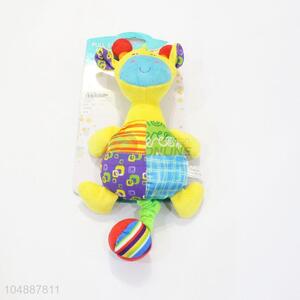 High grade custom cartoon pull line musical plush toy