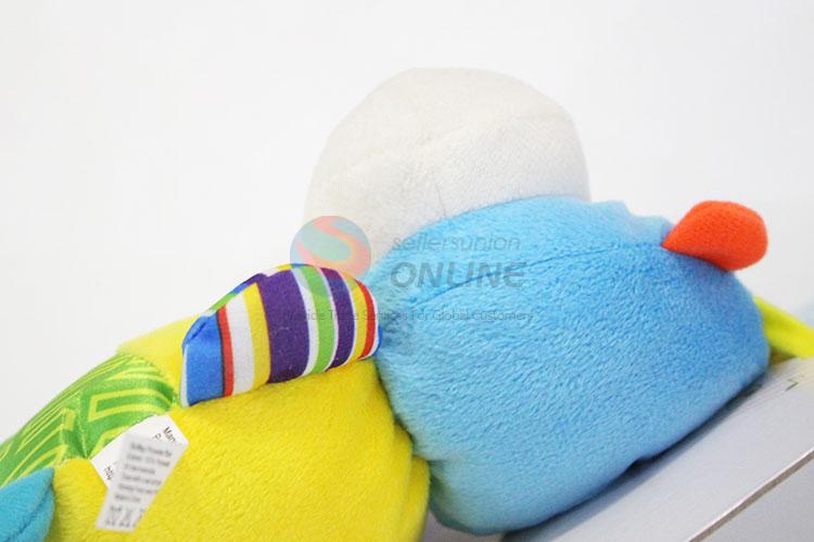 High quality hippo shape pull string musical plush toy