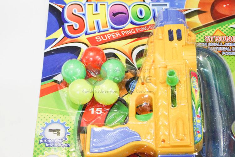 Factory Hot Sell Table Tennis Toy Gun Toy Sale Safe Paintball Toys Soft Ball Gun