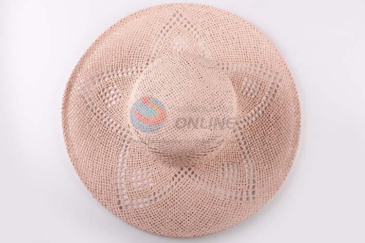 Wholesale new style straw hat panama summer beach hat for women