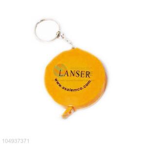 Wholesale Custom Orange Color Measure Tape Promotion Gift Tape With Key Ring