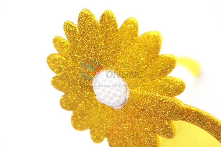 Wholesale Popular Sunflower Creative Party  Glasses Toys for Kids