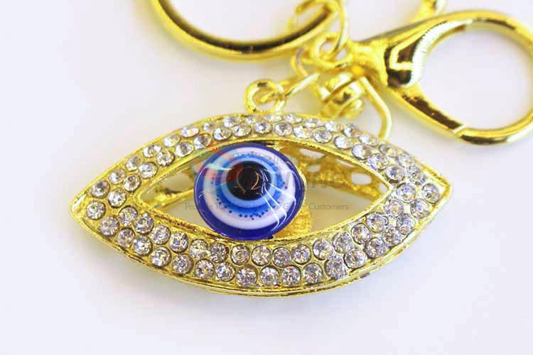 Newest Eye Shape Zinc Alloy Keyring&Keychain