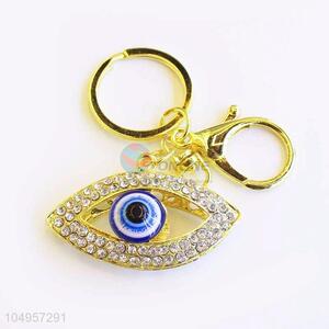 Newest Eye Shape Zinc Alloy Keyring&Keychain