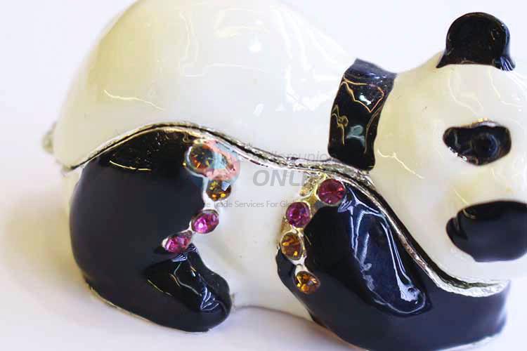 Reasonable Price  Lovely Pandas Play Balls Metal Jewelry Box Gift Box