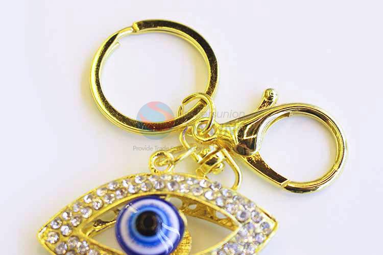 Newest Eye Shape Zinc Alloy Keyring&Keychain