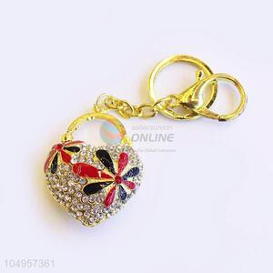 Unique Heart-Shaped Decoration Metal Keychain