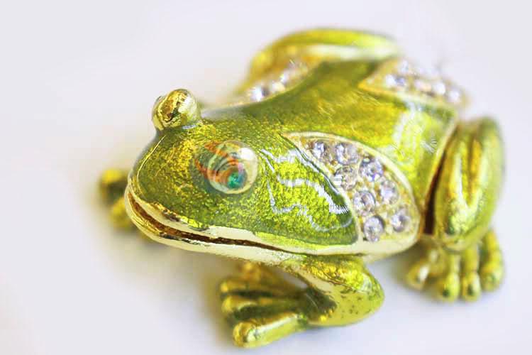 Low Price Frog Shape Trinket Box Animal Boxes For Jewelry