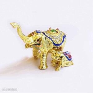 High Sales Cartoon Elephant Animal Jewelry Box Small Jewelry Storage Box