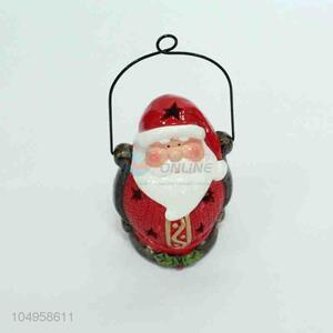 Popular Santa Claus Shape Ceramics Crafts with Light