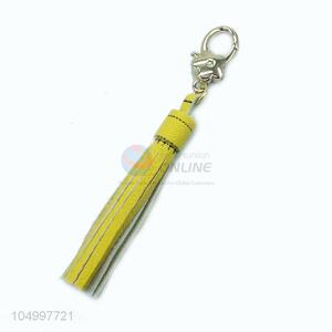 Latest Design Cute Leather Key Chain Women Keyring Bag Hang Toy