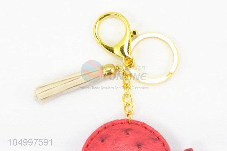 Hot Selling Woman Key Chain PU Leather Keyring Handbag Car Accessories