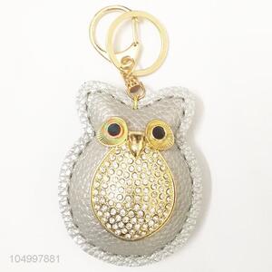 Cheap and High Quality Purse PU Owl Keychain Key Accessories Bag Accessories