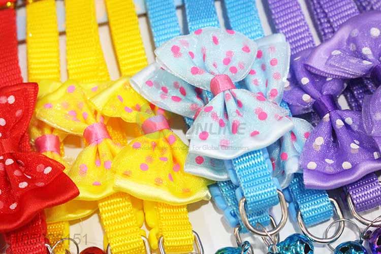 Direct Factory Colorful Pet Supplies Bell Collar For Dog