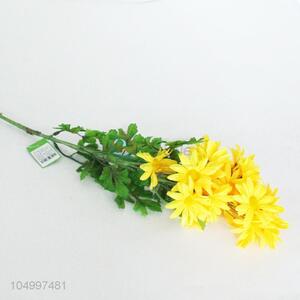 Best low price artificial yellow chrysant