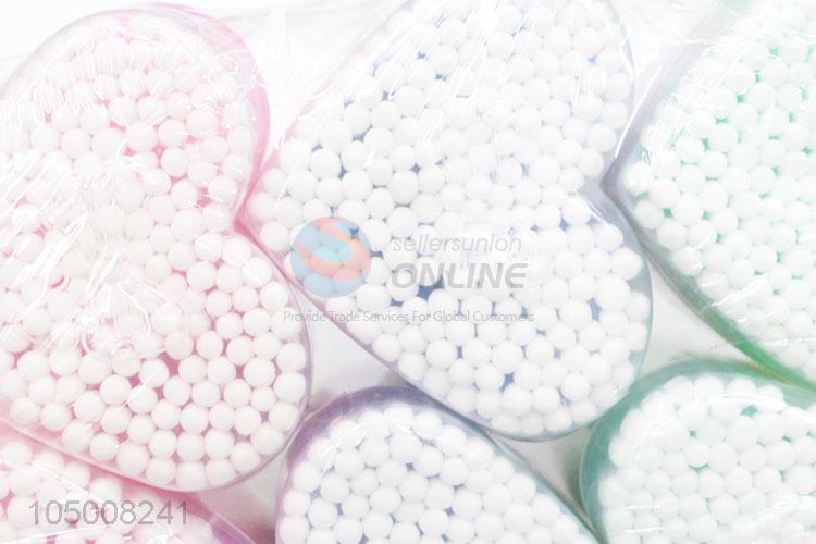 Simple Style 6 Bottles Plastic Handle Cotton Swabs