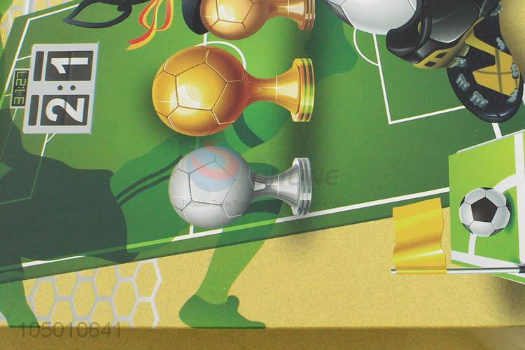 Wholesale soccer pattern paper gift bag with handle