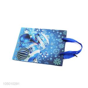 Wholesale custom Chrismtas pattern paper gift bag with handle