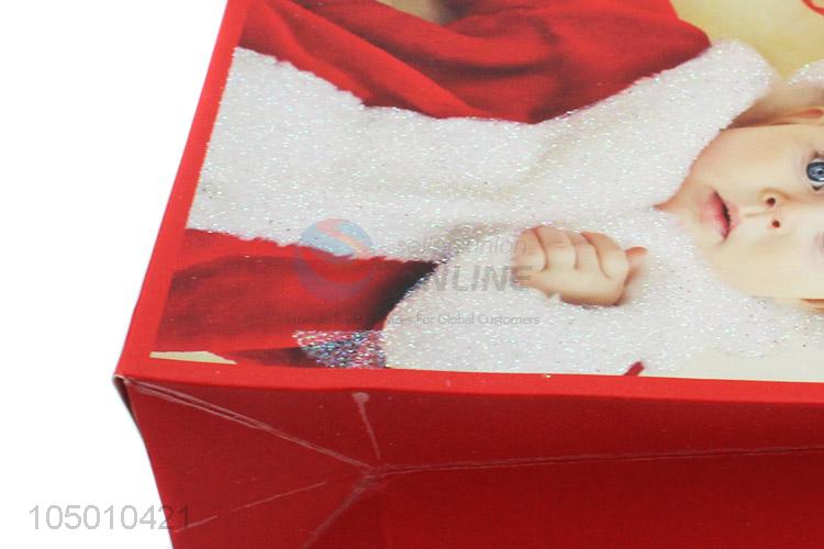 Wholesale cheap Chrismtas baby paper gift bag with handle