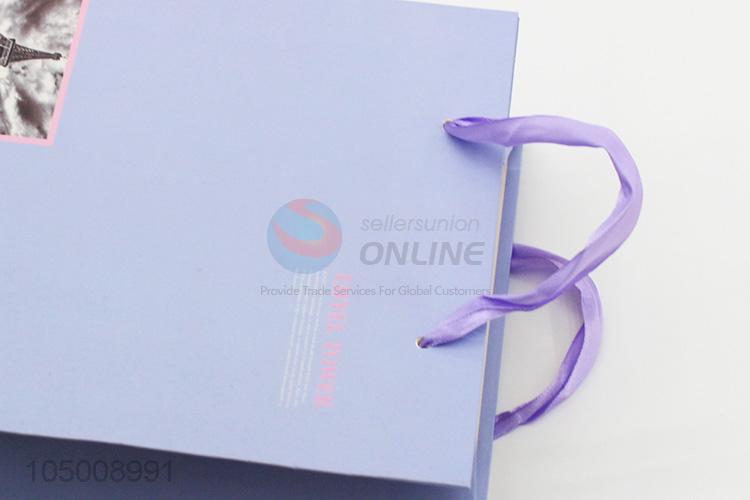 New arrival recycled paper shopping gift bag with handle